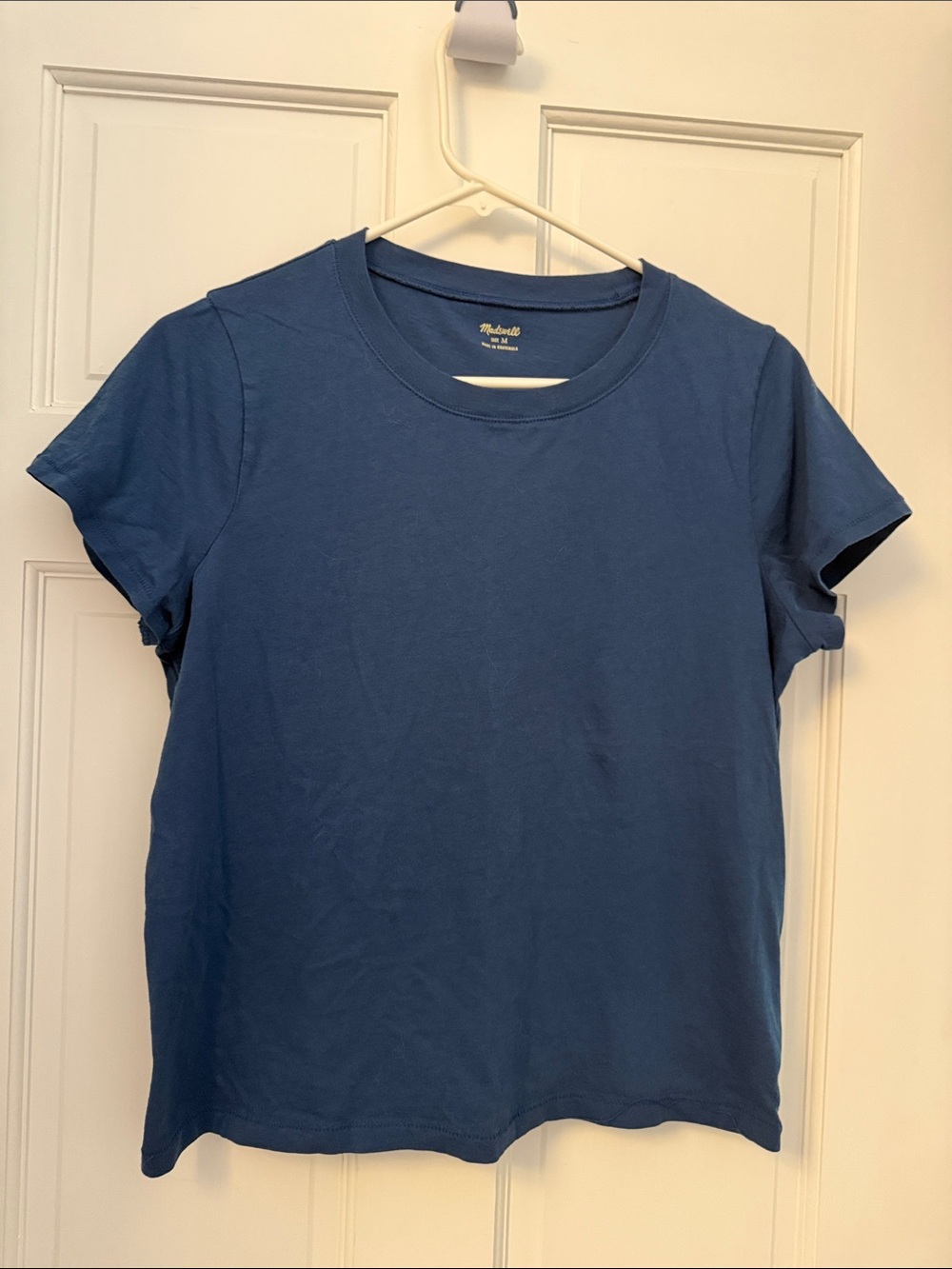 Madewell Short Sleeve Crew Tee in Deep Blue